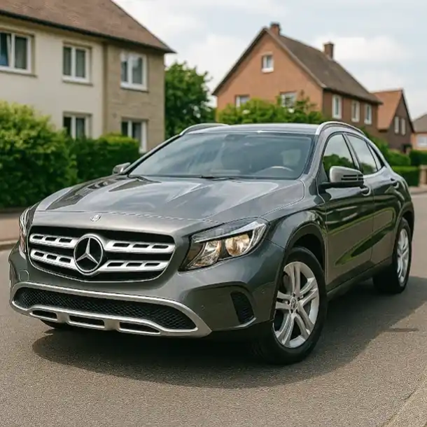 Ein gebrauchtes Mittelklasse-Auto, das für den Autoankauf in Rodgau bereitsteht.